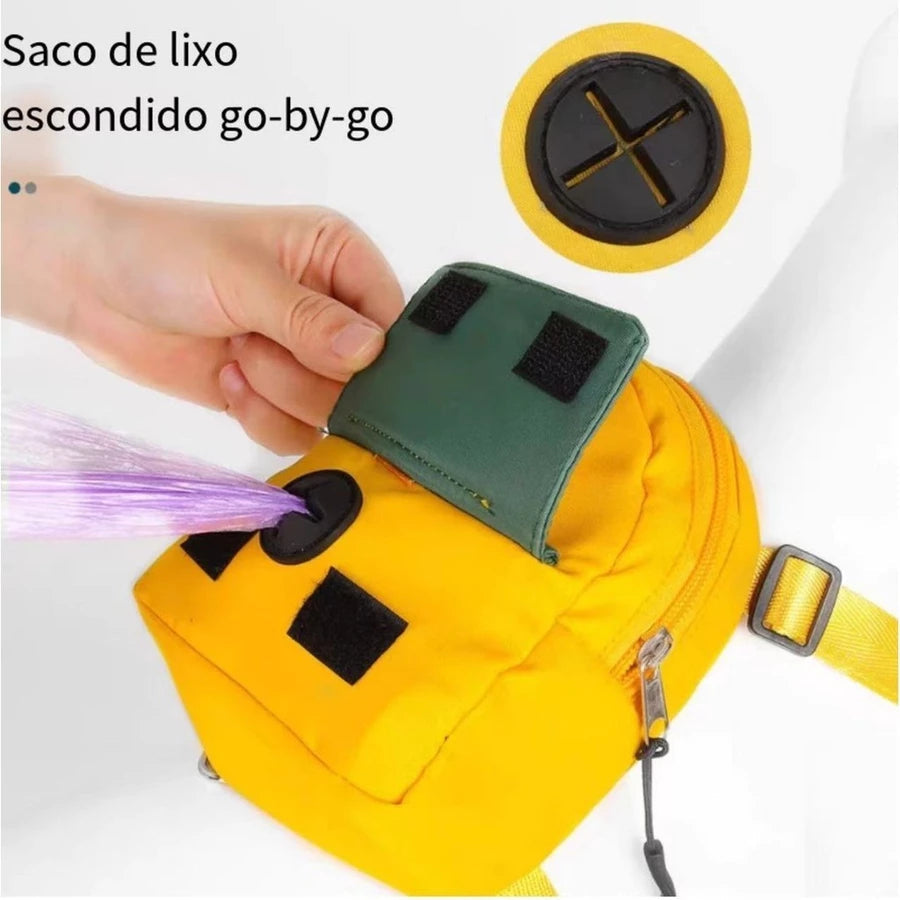 Mochila Pet Impermeável com Guia – PETC™ | Para Cães de Pequeno e Médio Porte