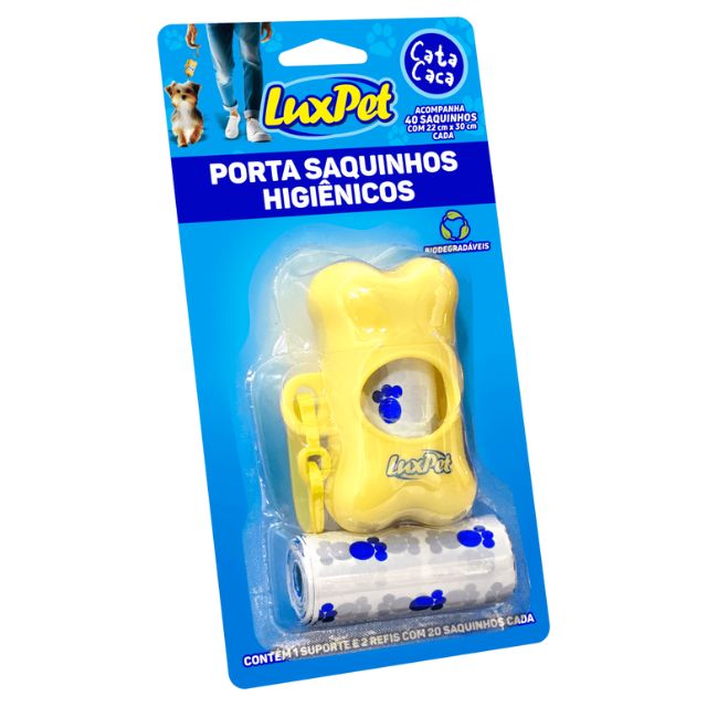 Porta Saquinhos Higiênicos 2 Refis + Refis Avulsos CataCaca | ForPatas