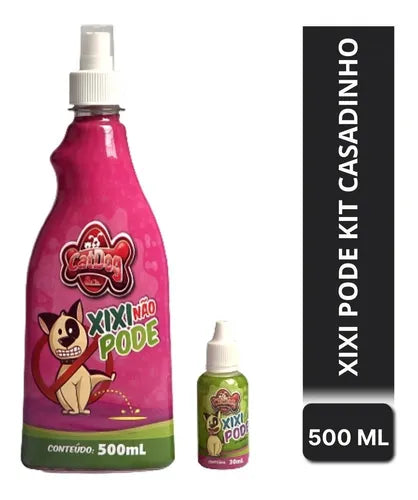 Kit Educador Sanitário para Cães – Xixi Não Pode 500ml + Xixi Pode 30ml | ForPatas