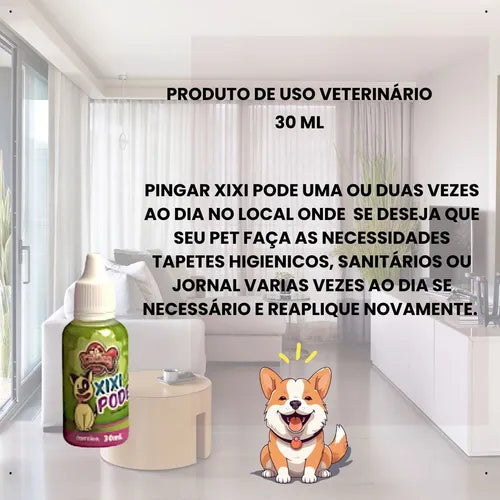Kit Educador Sanitário para Cães – Xixi Não Pode 500ml + Xixi Pode 30ml | ForPatas