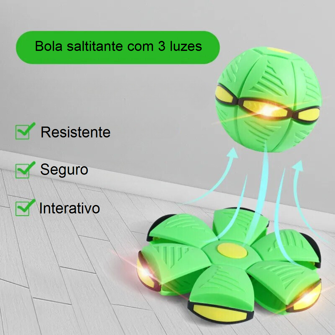Bola Mágica Interativa com Luzes para Pets – Diversão Sem Fim | ForPatas