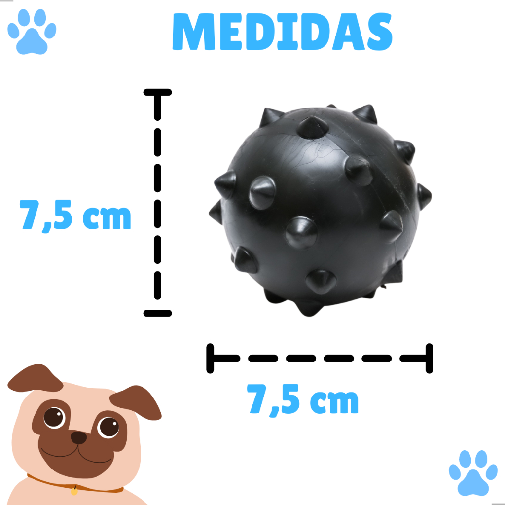 Kit Mordedor Resistente com Pneu, Osso e Bola Cravo para Cães – Lupzy™