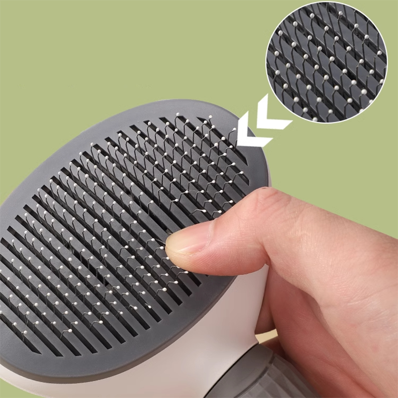 Escova Pente Pet em Plástico e Metal Petzen™ | Remove Pelos com Conforto