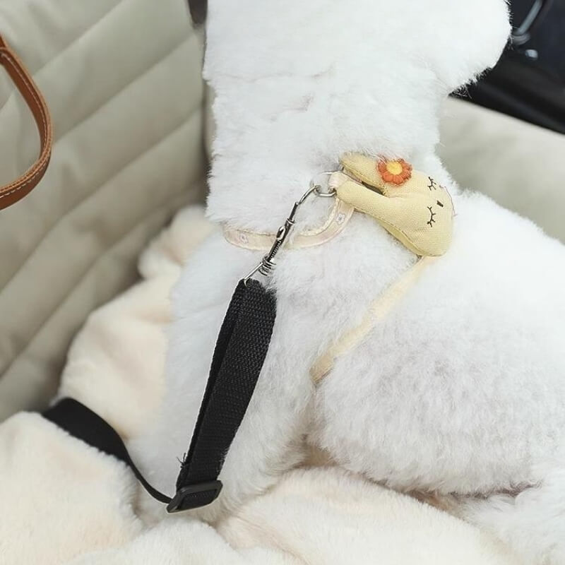 Cama de assento de carro para cachorro de couro sintético à prova d'água - Pawzly™