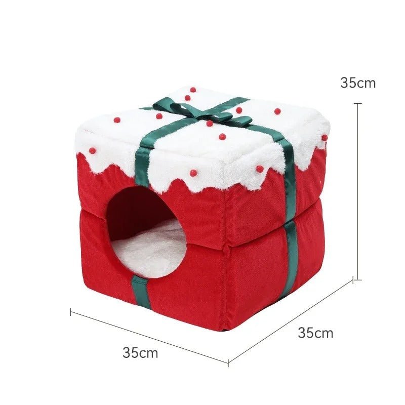 Cama Para Gato Caixa de Natal- Lupzy™