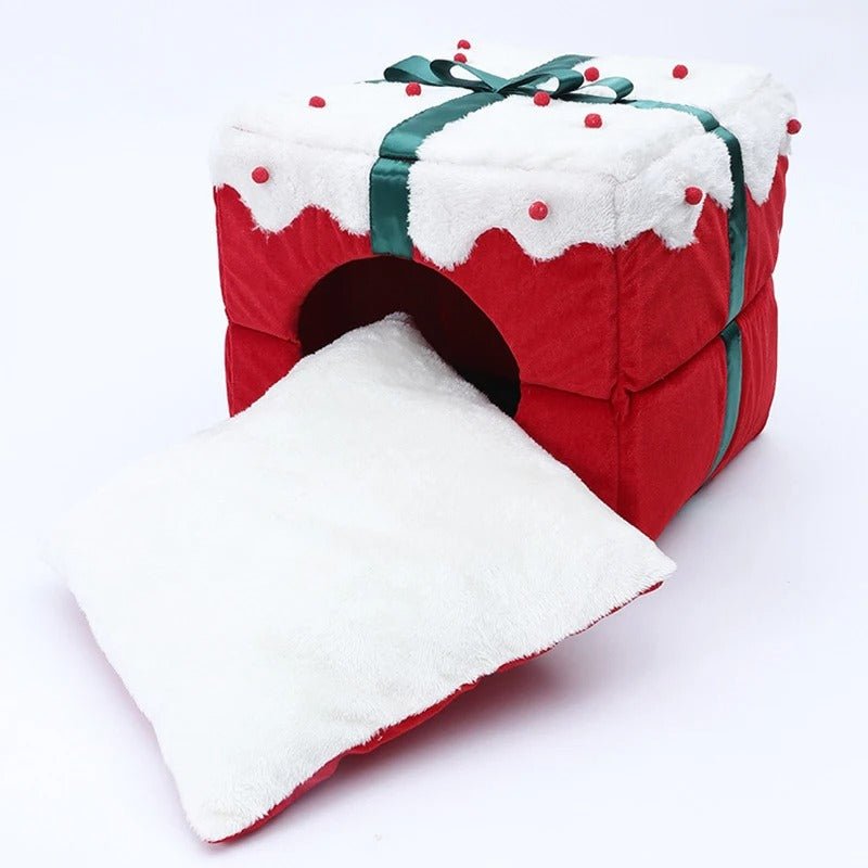 Cama Para Gato Caixa de Natal- Lupzy™