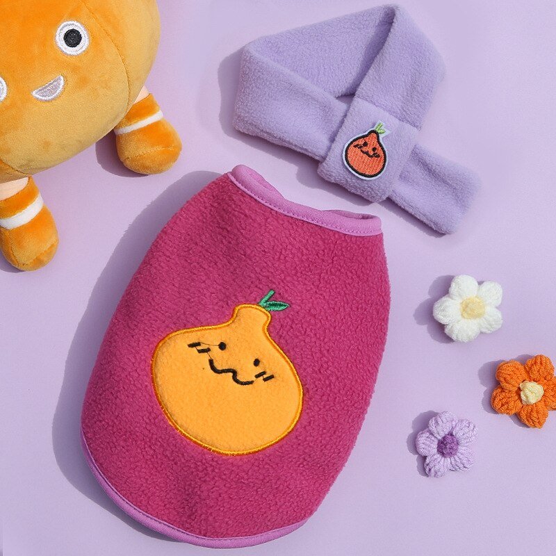 Colete & Cachecol Abóbora - Woofline™