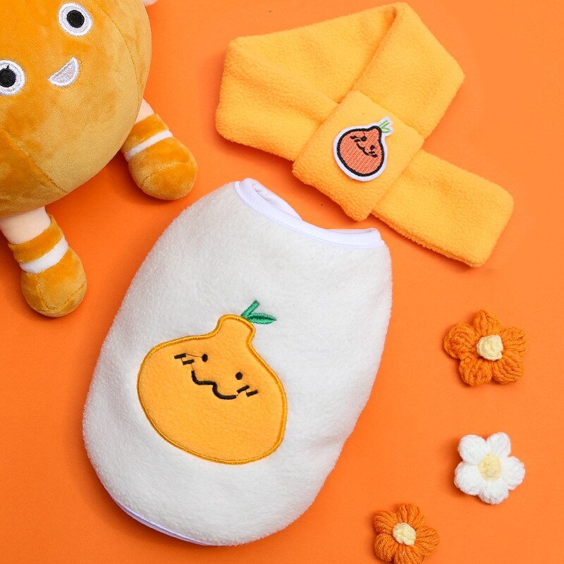 Colete & Cachecol Abóbora - Woofline™