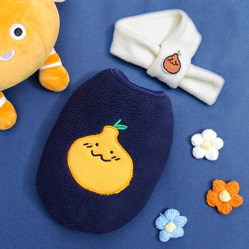 Colete & Cachecol Abóbora - Woofline™