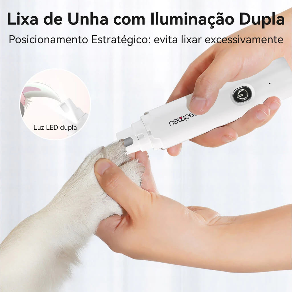 Cortador de Unhas Pet 2 em 1  – Alicate + Lixa
