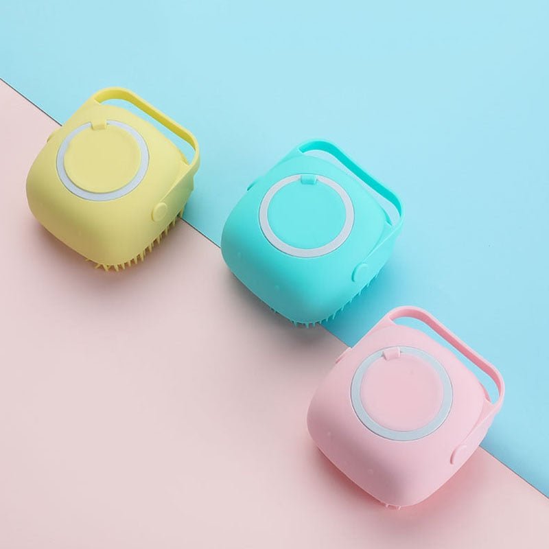 Esponja de Silicone com Dispenser para Shampoo - Snouty™