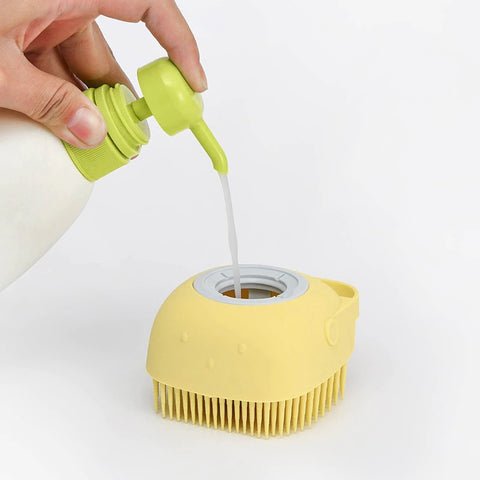 Esponja de Silicone com Dispenser para Shampoo - Snouty™