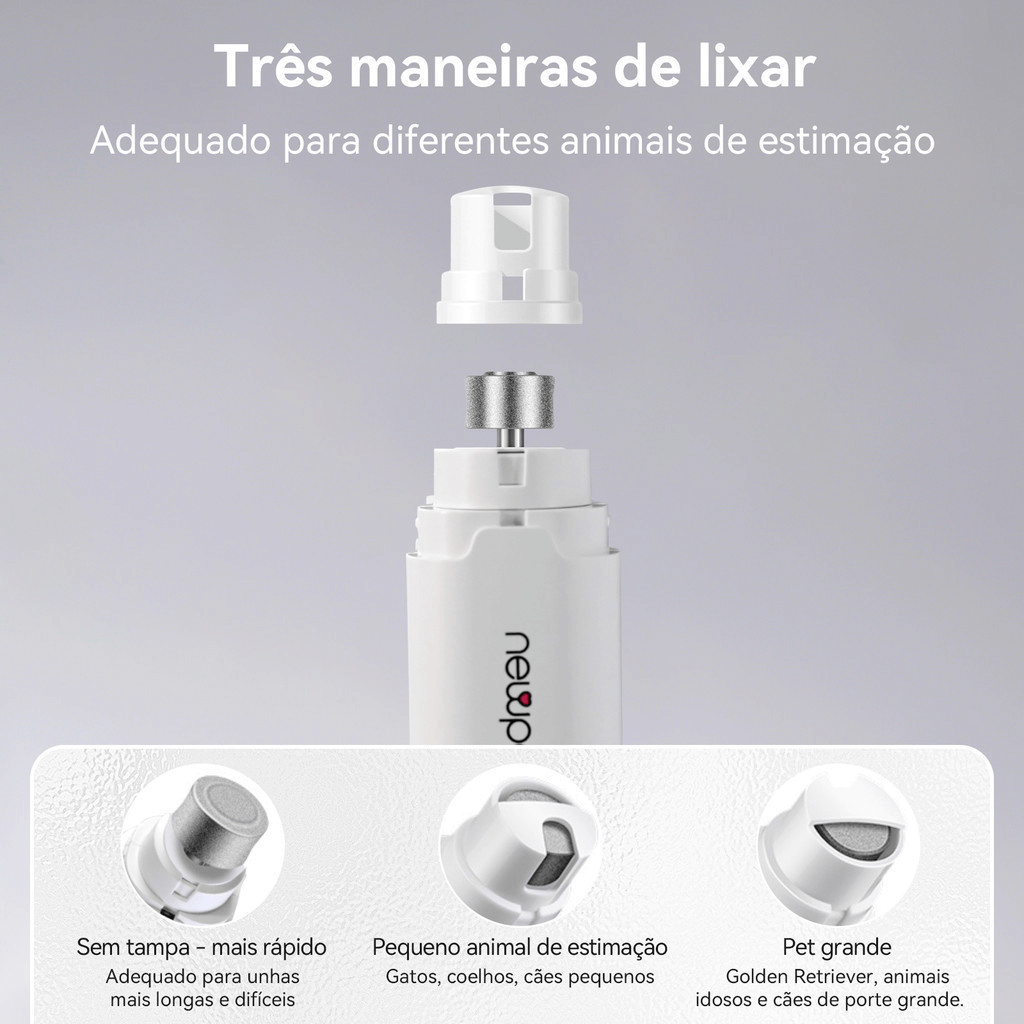 Cortador de Unhas Pet 2 em 1  – Alicate + Lixa