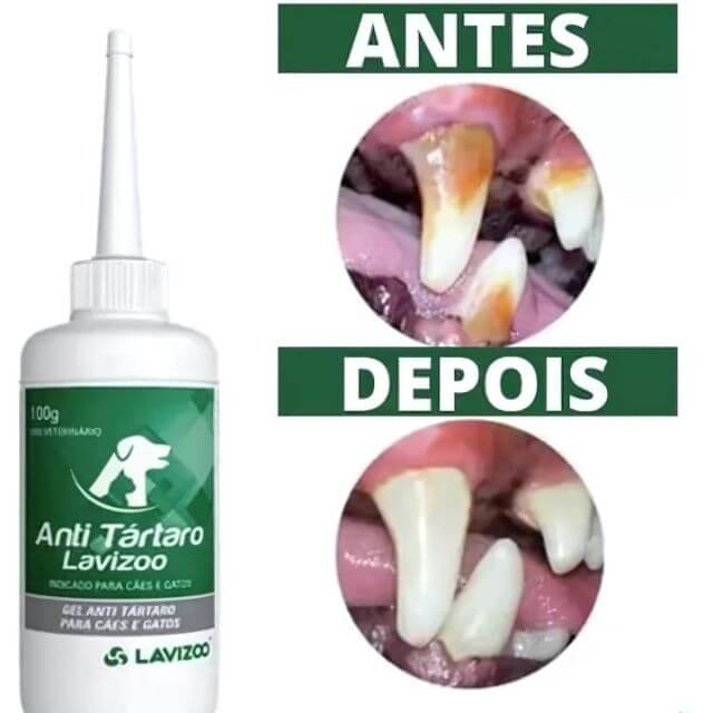 Gel Anti Tártaro Lavizoo + Dedeira – Higiene Bucal e Hálito Fresco para Pets | ForPatas