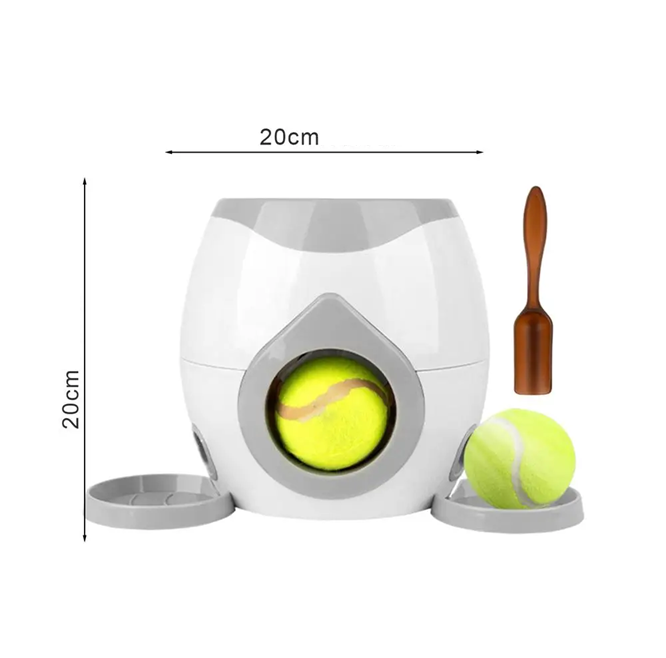 Brinquedo Interativo Lançador de Bolas –Com Dispenser de Petiscos | Duty™