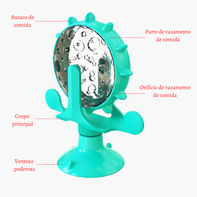 Brinquedo Interativo Giratório para Pets | Diversão e Saúde - ForPatas