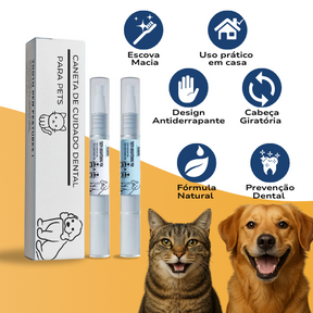 Focinhus Fresh ™ -  Caneta para Cuidado Dental de Pets