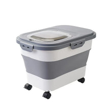 Armazenador Dobrável de Ração 15kg com Copo Medidor – ForPatas
