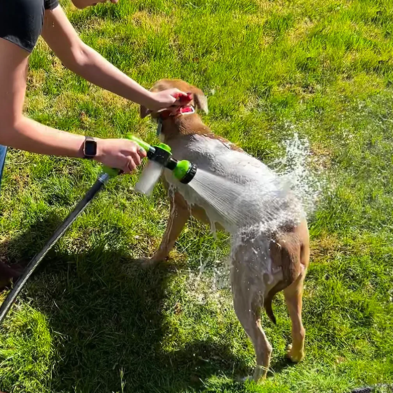 Chuveirinho com Pulverizador de Shampoo – Banho Prático e Econômico para Pets | ForPatas