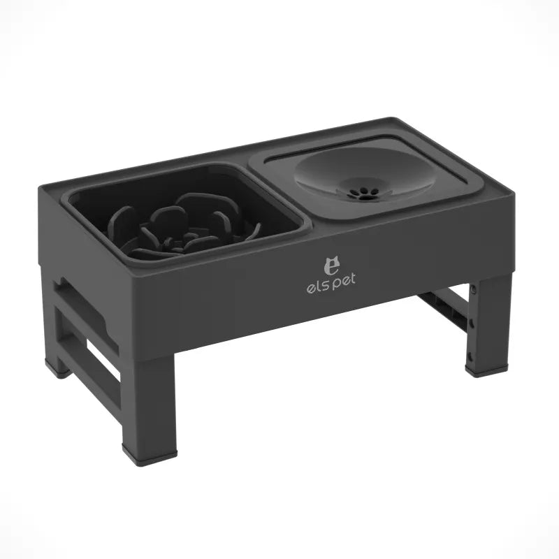 Alimentador Elevada Ajustável e Multifuncional com Comedouro Lento - Furrish™