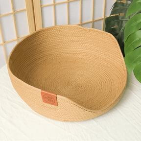Cama de Bambu Natural para Pet com Travesseiros - Woofline™