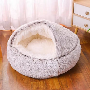 Cama Toca de Pelúcia para Gatos - PETZO™