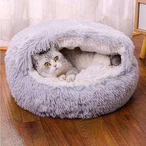 Cama Toca de Pelúcia para Gatos - PETZO™