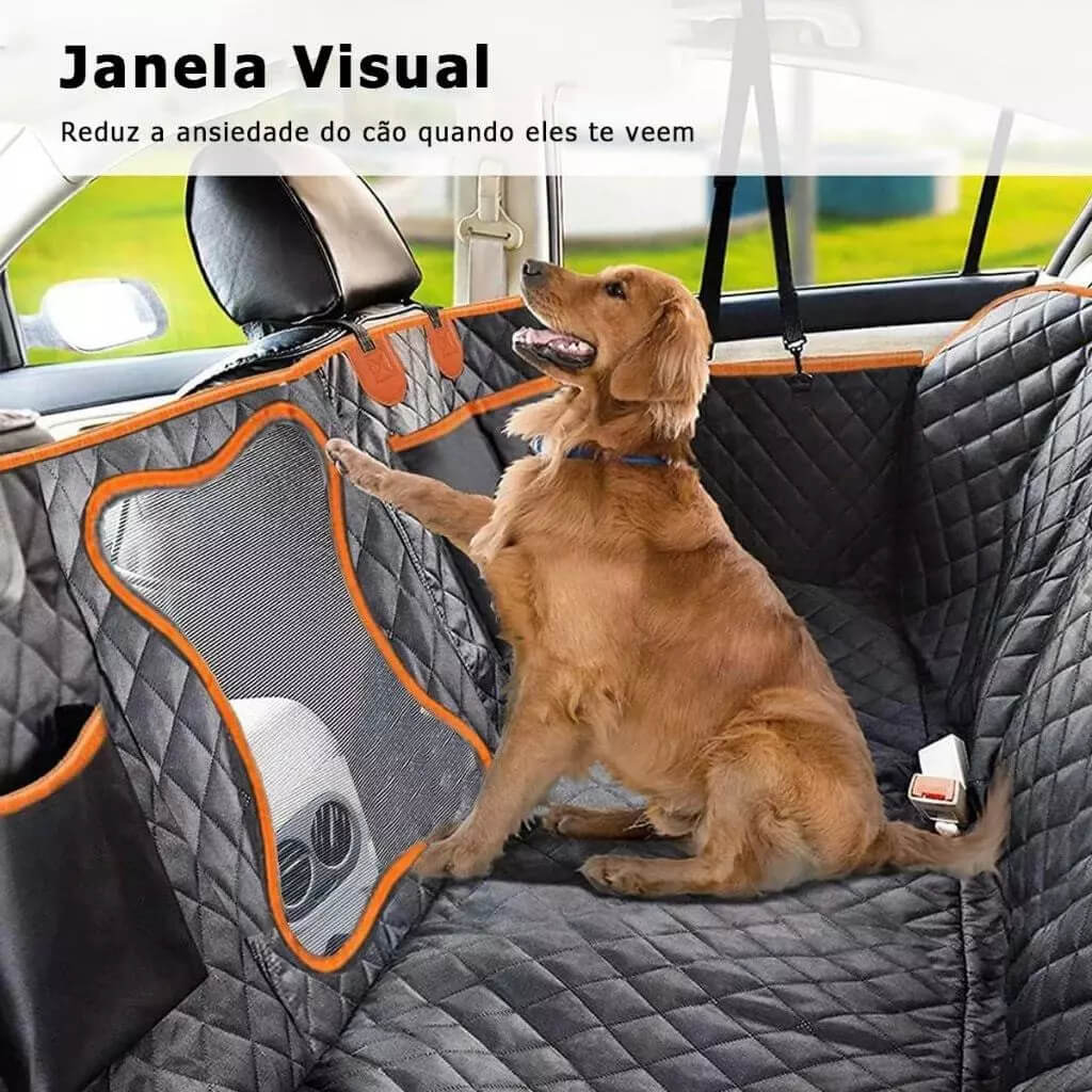 Capa Banco Traseiro Pet Premium – Proteção Total ForPatas