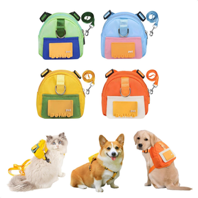 Mochila Pet Impermeável com Guia – PETC™ | Para Cães de Pequeno e Médio Porte